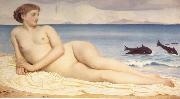 Lord Frederic Leighton Actaea Tje Mu,[j pf the Shore Germany oil painting reproduction
